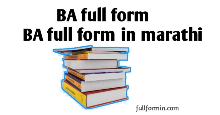 BA full form